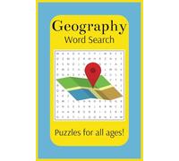 Geography Word Search Puzzle Book: Word Searches with Easy to Read Print about geography, biomes, environment and More. 6x9 inches, 110 pages. 50+ ... for Vacations, Holidays, and Free Times.