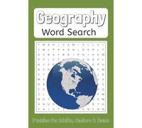 Geography Word Search Puzzle Book: Word Searches with Easy to Read Print about Geography, The World, Countries, and more | 6x9 inches, 110 pages | 50+ ... Gift for Vacations, Holidays and Free Times