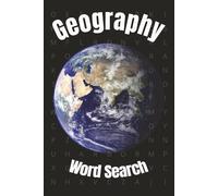 Geography Word Search: Word Searches with Easy to Read Print about Geography, Earth, Atmosphere and More | 6x9 inches | 110 pages | 55 puzzles... Gift for Vacations, Holidays, and Free Times