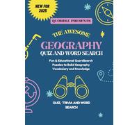 Geography Workbook Grade 6: Word Search and Quiz | Fun and Educational Activities, Puzzles and Learning Tools: Interactive Learning Revision Book for Kids 8-12