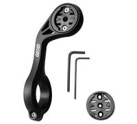 GEOID Soporte para ordenador de bicicleta, montura delantera para ordenador de ciclismo para bicicleta de carretera compatible con Garmin Wahoo Bryton Magene Cycplus CooSpo XOSS con cámara de acción