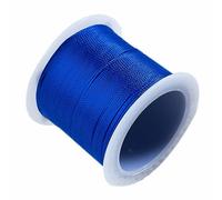 GeOinQL Cordones para Abalorios, 109yard 3 Strand Jade Thread,Satin Nylon Trim Cord, Rattail, Macrame Shamballa Thread String for Chinese Knotting, Tassel,Beading, Jewelry Making(9)