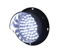 GeOinQL Lámpara de tráfico Estilo Hiko, Semáforo LED Blanco, Adecuado for decoración de Garaje, Muelle, Carretera y Restaurante al Aire Libre