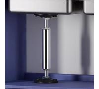 GeOinQL Soporte de fregadero undermount, Kit de reparación de fregadero telescópico con soporte de acero inoxidable for debajo del lavabo