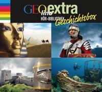 GEOlino extra Hör-Bibliothek - Geschichtsbox -: "Abenteuer Geschichte - Zeitreisen in die Vergangenheit"; "Das Mittelalter - Von Rittern, Burgfräulein und Minnesängern"; - "Versunkene Welten. Der Geschichte auf der Spur"; "Das alte Rom. Von Göttern und Gladiatoren"