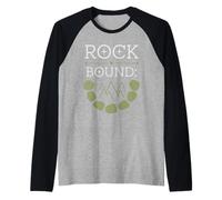 Geología Rock Collecting Mineral Entusiasta y Cazador de Fósiles Camiseta Manga Raglan