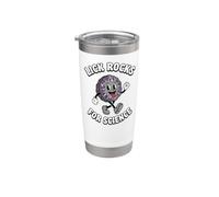 Geology Lick Rocks For Science Funny Geologist Slogan Vaso térmico de acero inoxidable de doble pared