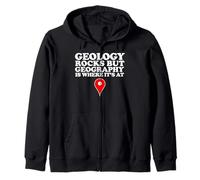 Geology Rocks but Geography is Where it's at Sudadera con Capucha