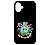 Geology Rocks My World Cute Earth Crystals Science Lover Carcasa para iPhone 16 Plus