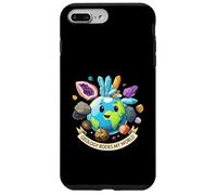 Geology Rocks My World Cute Earth Crystals Science Lover Carcasa para iPhone 7 Plus/8 Plus