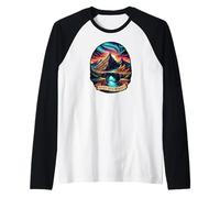 Geology Rocks My World Funny Earth Science Geologist Pun Camiseta Manga Raglan