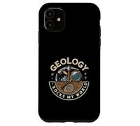 Geology Rocks My World Geologist Earth Science Lover Pun Carcasa para iPhone 11