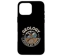 Geology Rocks My World Geologist Earth Science Lover Pun Carcasa para iPhone 16 Pro MAX