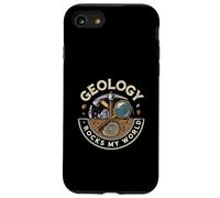 Geology Rocks My World Geologist Earth Science Lover Pun Carcasa para iPhone SE (2020) / 7/8