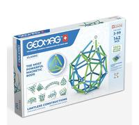 Geomag Classic - 142 Piezas - Bloques de Construcción Magnética para Niños - Green Line - Juguetes Educativos de Plástico 100% Reciclado