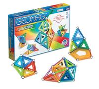 Geomag - Classic 371 Rainbow, Construcciones Magnéticas y Juegos Educativos, 72 Piezas - Juegos Educativos - para Niños a Partir de 3 Años - Construcción 3D - Desarrolla la Creatividad