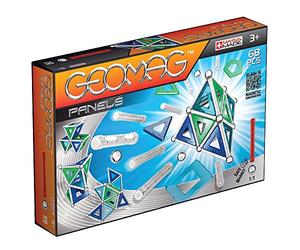 Geomag Classic Panels, Juego de construcción magnético, 68 Piezas (452), Multicolor