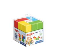 Geomag Magicube Color Reciclado, Cubos Magnéticos, 24 Piezas