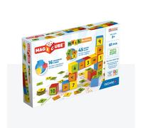 Geomag Magicube Math Building Juego de construcción magnético, Regalo para niños y niñas de 1 2 3 4 5 6 años, Educativo Montessori, construcciones magnéticas, Juegos para niños.