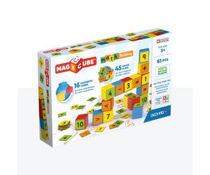 Geomag Magicube Math Building Juego de construcción magnético, Regalo para niños y niñas de 1 2 3 4 5 6 años, Educativo Montessori, construcciones magnéticas, Juegos para niños.