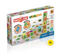Geomag Magicube Maths Building Juego de construcción magnético para niños, Regalo para niños y niñas de 1 2 3 4 5 6 años, Educativo Montessori, construcciones magnéticas