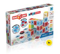 Geomag Magicube Word Building 79 Piezas Juego de construcción magnético para niños, Regalo para niños y niñas de 1 2 3 4 5 6 años, Educativo Montessori, construcciones magnéticas