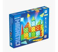 Geomag Magnetic Tiles Gems 32 Piezas - Set de Construcción Magnética con Paneles Traslúcidos Diseño Joyas | Baldosas Magnéticas Educativas Stem para Niños y Niñas