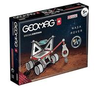 GEOMAG - NASA LUNAR ROVER - 52 Piezas - Reproduce con Bloques Magnéticos el Vehículo Rover de la NASA - Para Niños Desde 5 Años - Edición 50 Aniversario Del Primer Alunizaje - Fabricación Suiza- STEM
