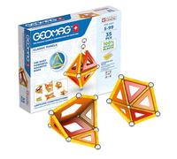 Geomag - Paneles Clásicos de 35 Piezas - Bloques de Construcción Magnéticos para Niños - Green Line - Juguetes Educativos de Plástico 100% Reciclado