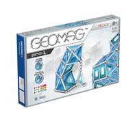 Geomag - Pro-L 110 Piezas - Juego de Construcción Magnético para Niños a Partir de 8 Años - Bloques de Construcción con 36 Varillas Plateadas, 30 Bolas, 44 Paneles - Stem - Hecho en Suiza.