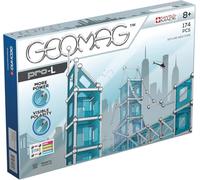 Geomag Pro-L 174 Piezas Juego de construcción magnético, Regalo para niños y niñas de 5, 6, 7, 8, 9, 10, 11, 12 y 13 años, construcciones magnéticas, Juegos para niños.