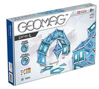 Geomag Pro-L Barras Magnéticas, Plata/Azul, 174 Piezas