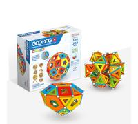Geomag Supercolor Masterbox, Juego de Bloques de Construcción Magnéticos para Niños, Juguete Magnético, Colección Verde de Plástico 100% Reciclado, Edad 3-99, 388 Piezas