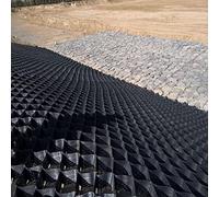 Geomalla de 2 pulgadas para estabilización de entradas y aceras, pavimentadora de rejilla de suelo cortable para grava, cemento, arena, ideal para jardín, cobertizo, base y patios (tamaño: 3 x 7 m