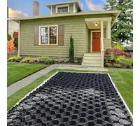 Geomalla de rejilla de grava para patios interiores, caminos al aire libre, jardín, entrada, estacionamiento, estabilización, ideal para pasarelas y paisajes