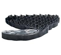 Geomalla para carriles de tráfico, Rejilla de Geocelda de 2" de Grosor, Estabilización de Suelo Permeable Plegable Flexible, Estacionamientos for Camiones/RV/Vehículos/Tractores, Fácil de Cortar, 3 pi