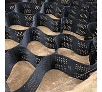 Geomalla, Rejilla estabilizadora de Grava de HDPE para pavimentación - Geomallas Plegables para entradas de vehículos y Caminos para el Control del Barro, duraderas, 5 m x 8 m (16,5 pies x 2