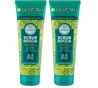 GEOMAR | Exfoliante de Ducha, Purificante, 2 en 1 Exfolia y Limpia, Uso Diario, 95% de Origen Natural, Fórmula Vegana, Dermatológicamente Testado, Made in Italy, 250 ml (Paquete de 2)
