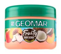 GEOMAR | Fruity Body Scrub Melocotón y Coco, Made in Italy, 300 g | Perfume de Melocotón y Albaricoque