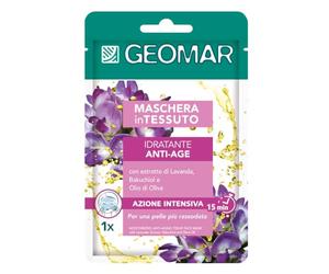 GEOMAR | Mascarilla Facial de Tela Hidratante Anti-Edad, 22 ml | Dermatológicamente Testada