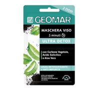 GEOMAR | Mascarilla Facial Ultra Detox, 5 Minutos, Made in Italy, 15 ml | Efecto Detoxificante y Anti impurezas, Dermatológicamente Testada