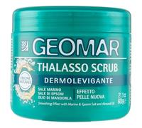 GEOMAR | Thalasso Exfoliante Dermoreafirmante, Efecto Piel Nueva, Con Sal Marina, Sales de Epsom y Aceite de Almendra, Made in Italy, 600 g