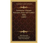 Geometria A Renato Descartes Anno 1637 Gallice Edita (1683)