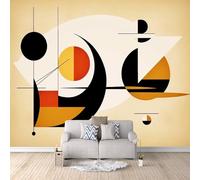 Geometría Fotomurales 300×210cm Salón Dormitorio Arte Moderno, Minimalismo Papel pintado tejido no tejido Decoración de Pared decorativos Murales moderna de Diseno Fotográfico