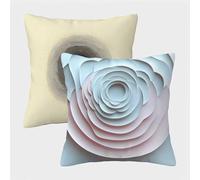 GeometríA Fundas Cojines 35x35 Juego de 2, Simple Fundas Cojines 35x35, Suave Terciopelo Cuadrado Pillow Case con Cremallera Oculta, Cushion Covers para Decoracion Hogar Sofás, Regalo Mujer P-9744