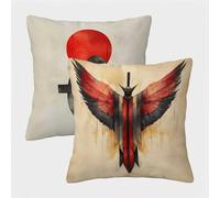 GeometríA Fundas Cojines 65x65 Juego de 2, Simple Fundas Cojines 65x65, Suave Terciopelo Cuadrado Pillow Case con Cremallera Oculta, Cushion Covers para Decoracion Hogar Sofás, Regalo Mujer 2-4076