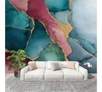 GeometríA MáRmol Abstracto Fotomurales Pared Papel Pintado 300x210 cm Vistoso Tejido No Tejido Fotomurales Dormitorio Para la sala Decoración de pared tipo póster Fondo De Pantalla