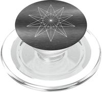Geometría Sagrada Arte Estrella Antigua Matemática Símbolo Místico Magia PopSockets PopGrip para MagSafe