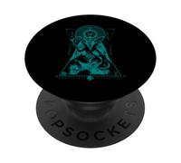 Geometría Sagrada Baphomet - Simbolismo Esotérico Hermético Arte PopSockets PopGrip Adhesivo