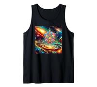 Geometría Sagrada del Cubo de Metatrón Camiseta sin Mangas